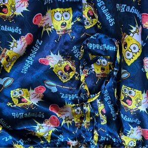 Nickelodeon SpongeBob Blue and Yellow Pajama Pants